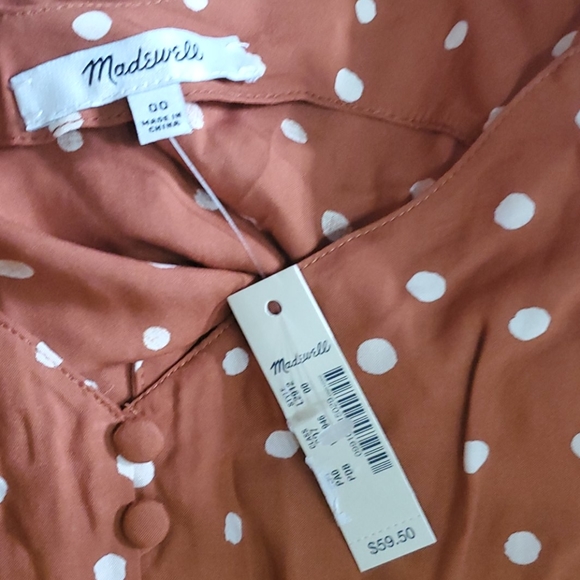 Button-Down Cami Top in Inkspot Dots - Picture 5 of 5